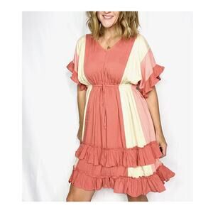 Ruffled Mini Dress